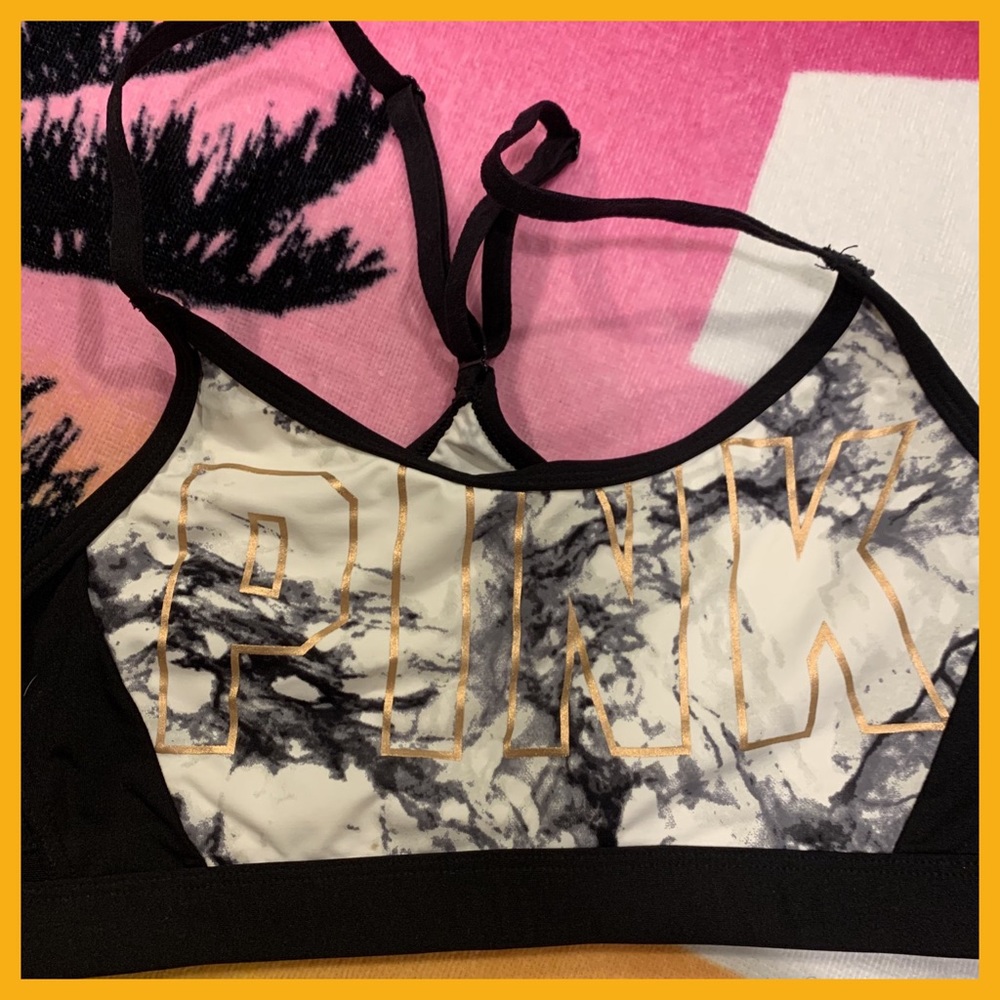 Pink Victoria’s Secret Ultimate Unlined Sports Bra